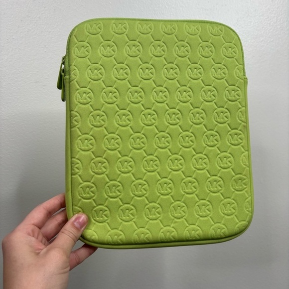 Michael Kors Lime Green Tablet Sleeve - Picture 7 of 10
